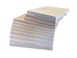 Hardcover boek met linnen omslag