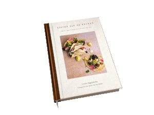 kookboek hardcover met linnen papier en linnen rug